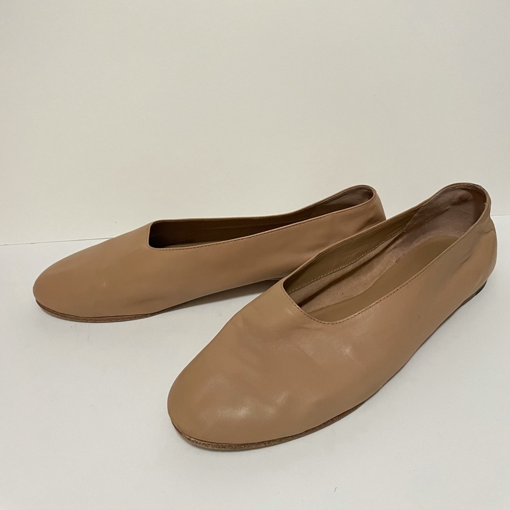 Vince Maxwell Leather Ballet Flats